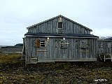 Her vises Gavlvegg mot Nordlaguna med tilbygg(hybler).